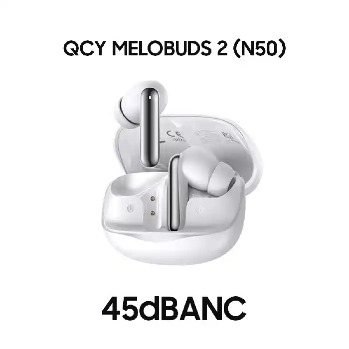Qcy MeloBuds 2 (N50) 45dB Adaptive Noise Canceling Earbuds